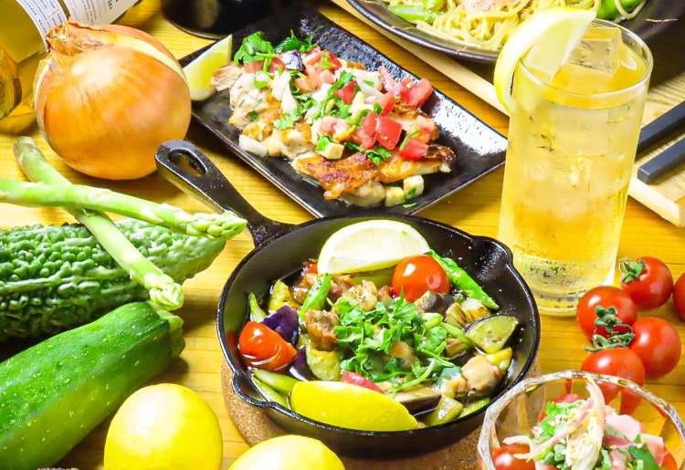 100分飲み放題付き☆Soraのお野菜堪能コース