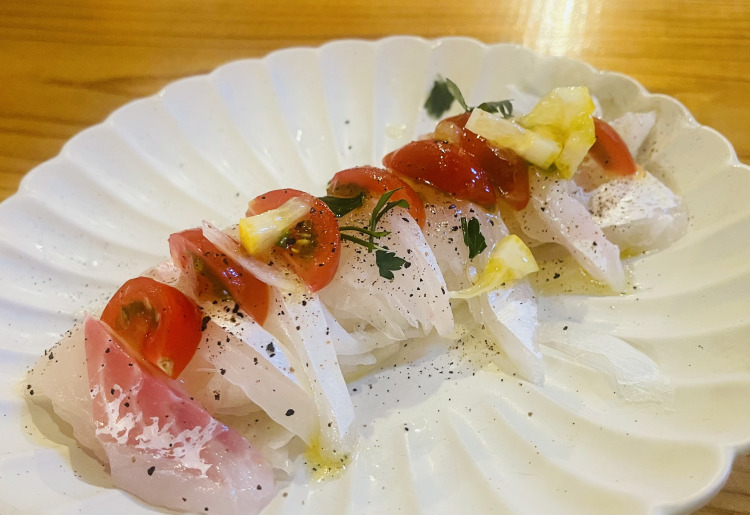【定番】ギョギョッ!と季節のカルパッチョ