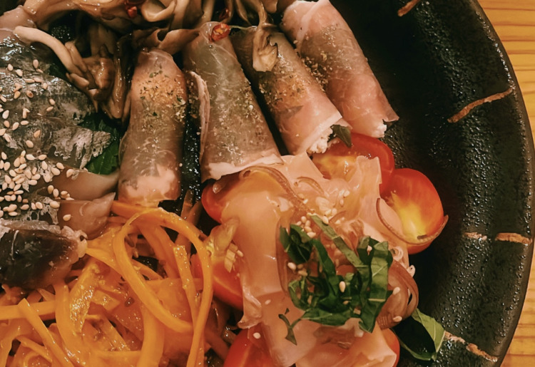 おつまみ3種盛り合わせてみました。