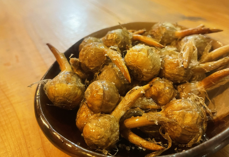 ホクホクっ!くわいの素揚げ